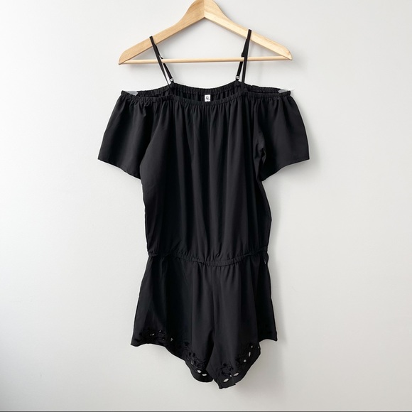 Fabletics Prue Cutout Romper Size S Black - Picture 4 of 17